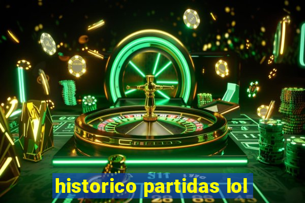 historico partidas lol